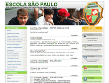Tablet Screenshot of escolasaopaulo.com.br